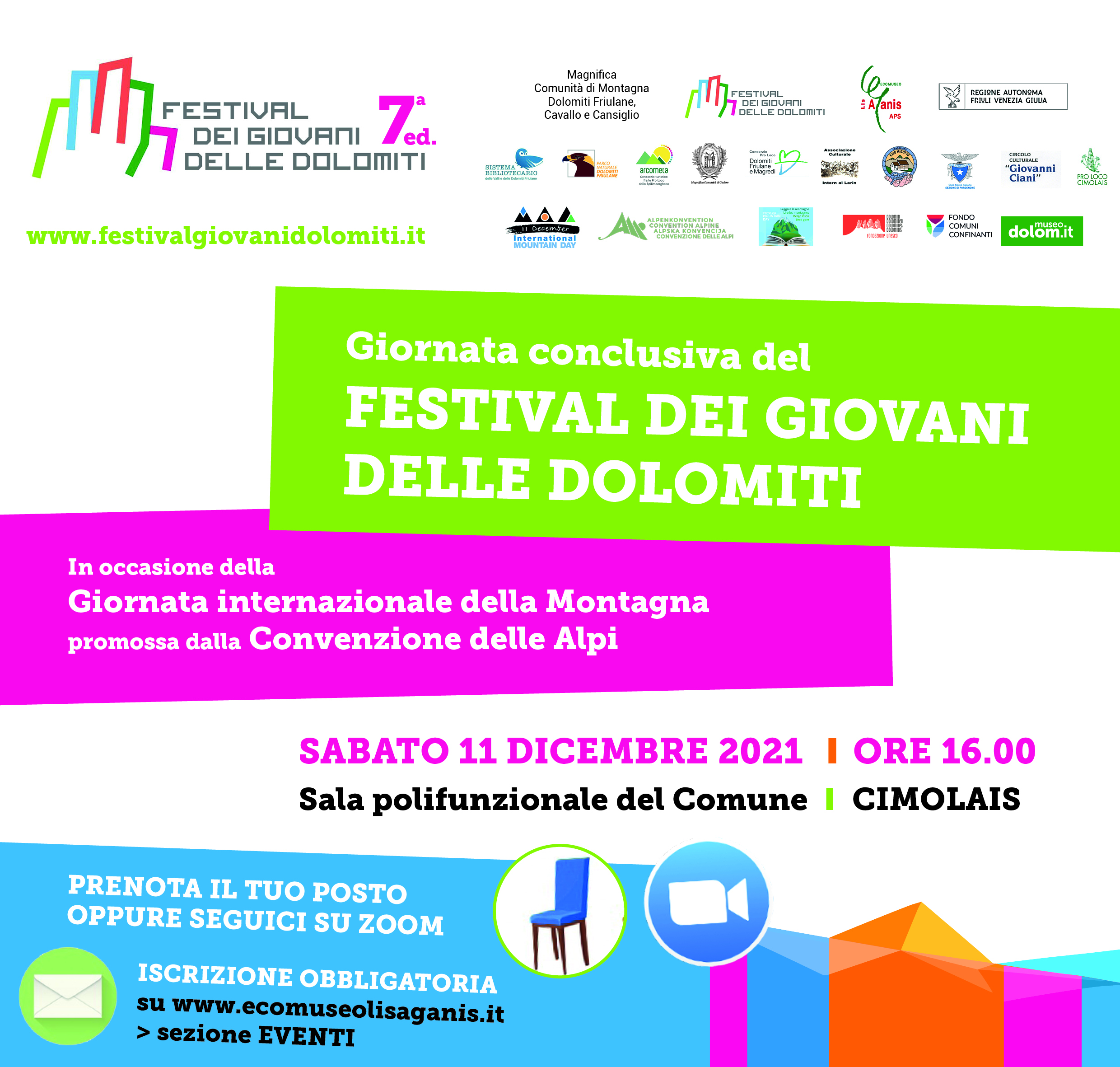 Giornata conclusiva – Edizione 2021 – Festival Giovani Dolomiti Friulane